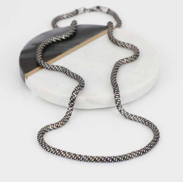 Sterling Silver Men’s Cocoon Chain Necklace | Hurleyburley