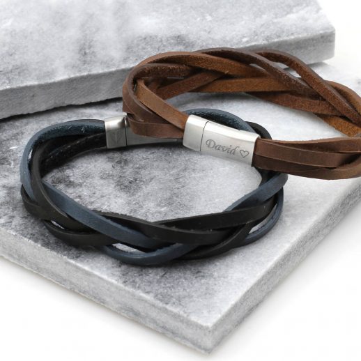 original_men-s-personalised-soft-plaited-leather-bracelet