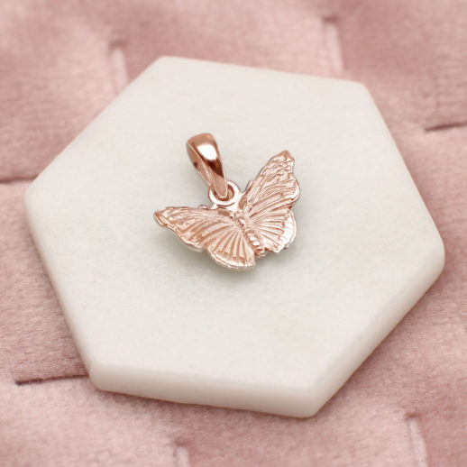 925 Sterling Silver Butterfly Charm Made in USA
