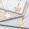 star initial necklace