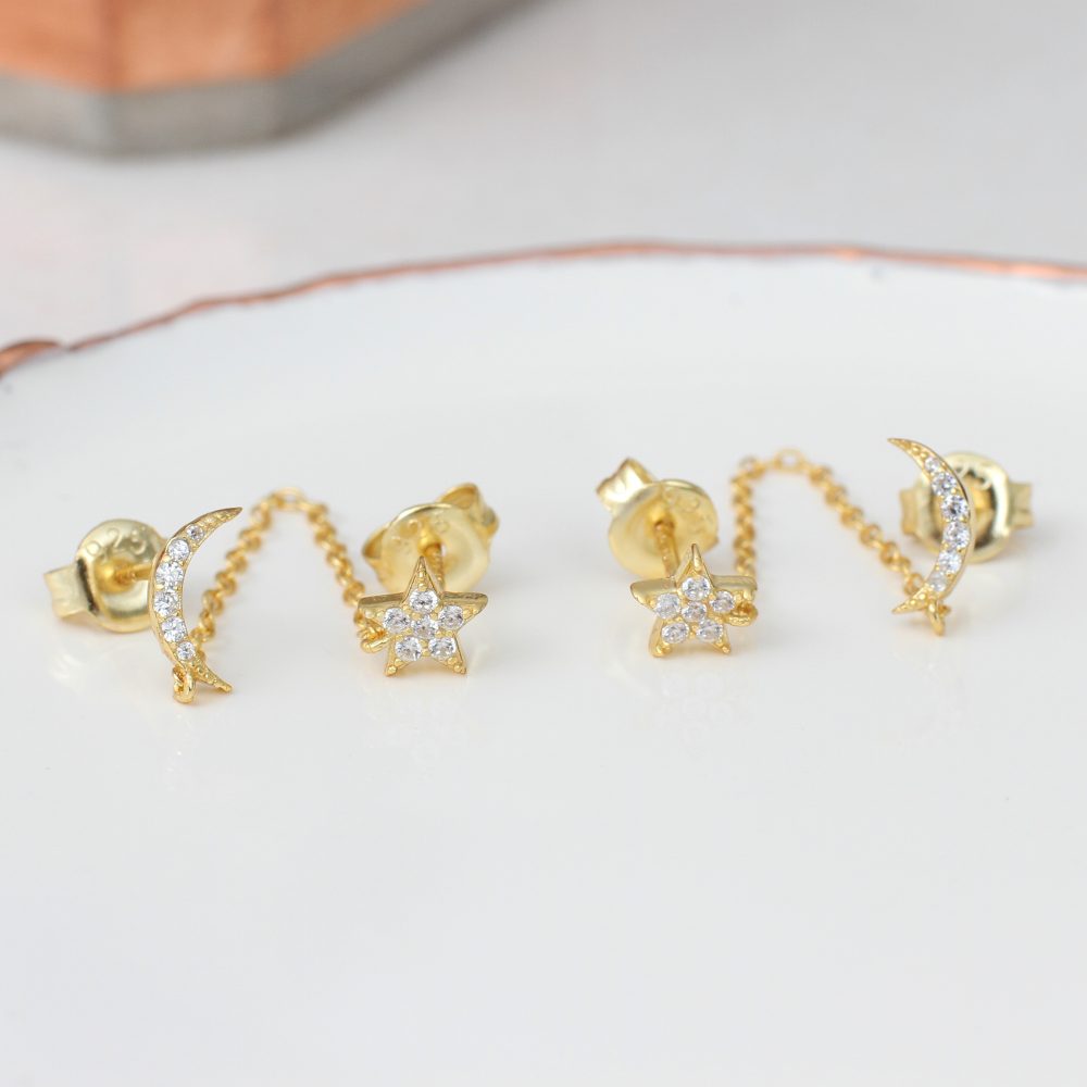 Mini Chain Link Loop Earrings – KBH Jewels