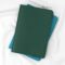 green personalised refillable leather notebook