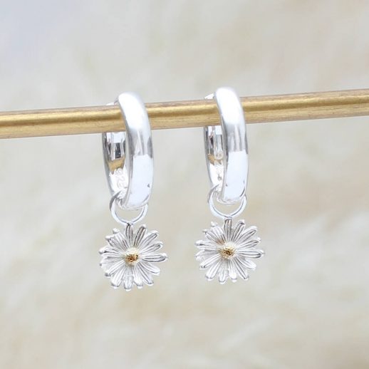 original_sterling-silver-daisy-charm-huggie-hoop-earrings