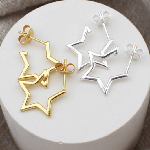 original_sterling-silver-or-gold-plated-star-hoop-earrings