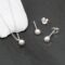 Freshwater pearl necklace and earring set